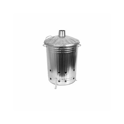 Portable Mini Galvanised Steel Garden Fire Bin Incinerator For Burning Wood