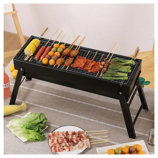 Large Portable Folding BBQ Grill Charcoal Barbecue Outdoor Patio Garden Party