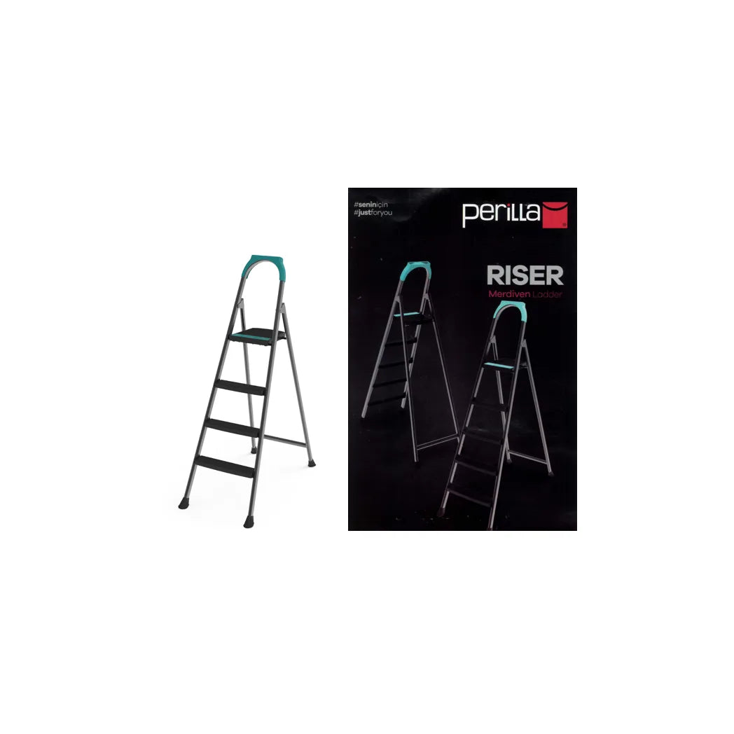 3 + 1 Perilla Riser Metal Indoor Outdoor Step Ladder L4
