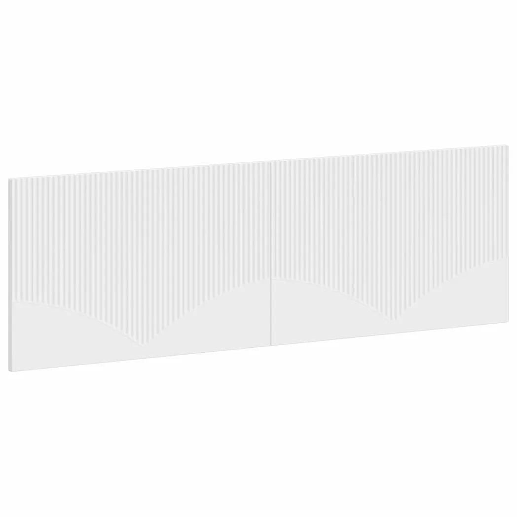 vidaXL Wall-Mounted Headboard HOORN White Engineered Wood