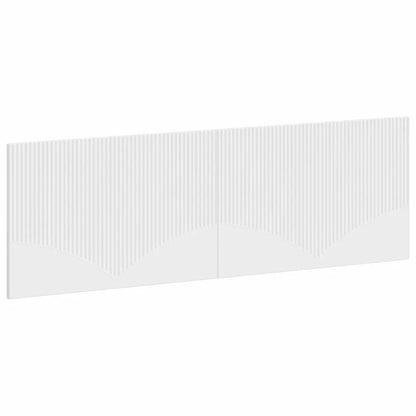 vidaXL Wall-Mounted Headboard HOORN White Engineered Wood