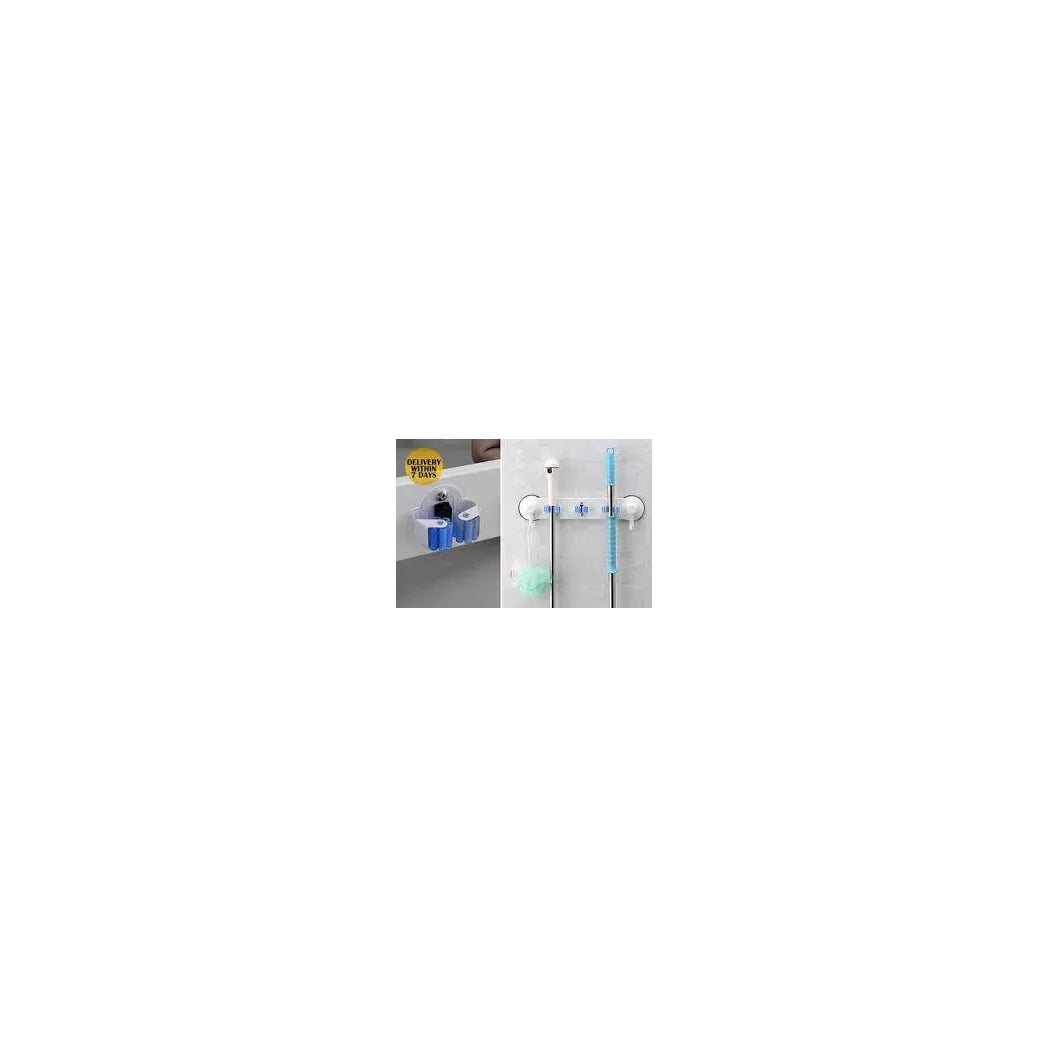 Broom Rack Holder With Suction Cup