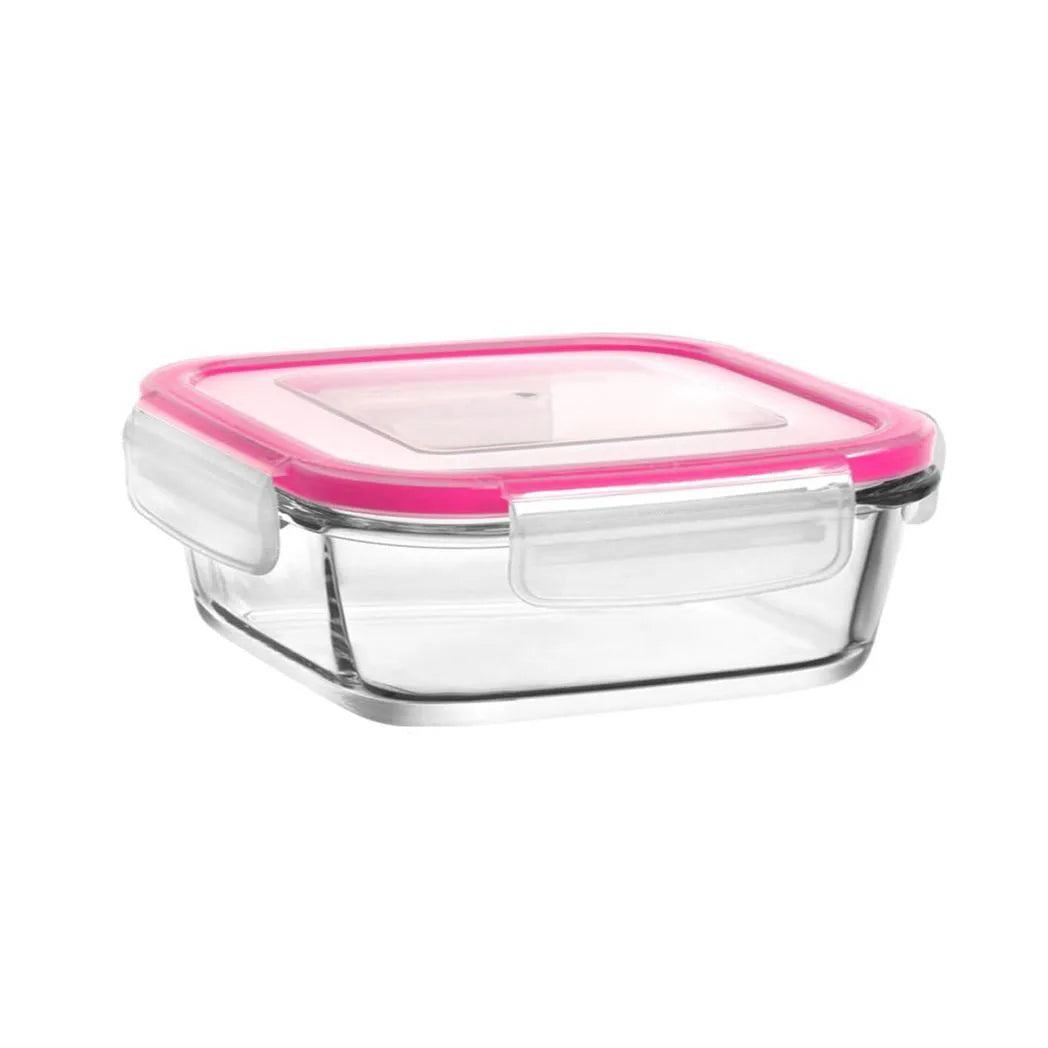 Glass Food Storage Container 1150Cc Assorted Colours