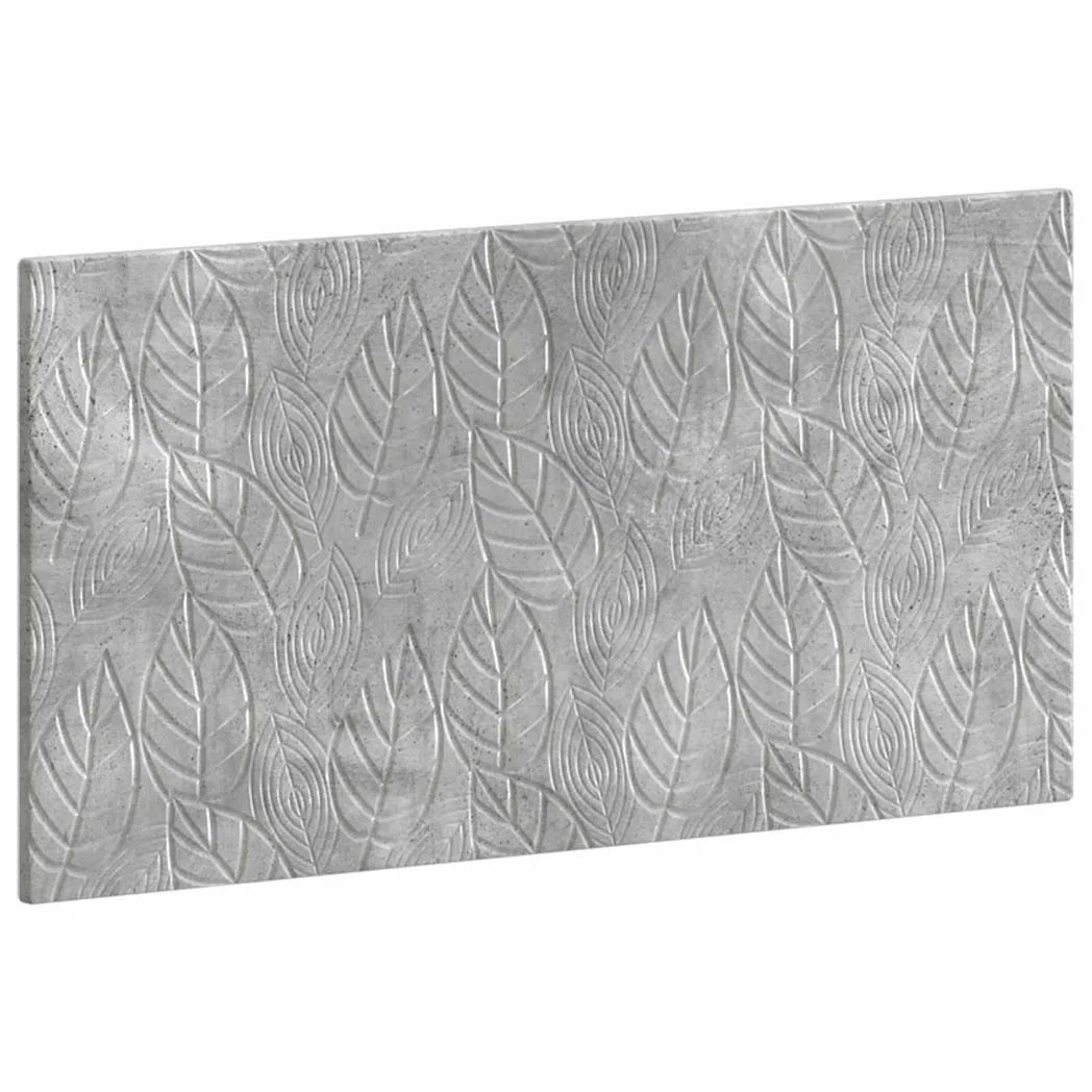 vidaXL Wall-Mounted Headboard DELFT Concrete Grey Engineered Wood