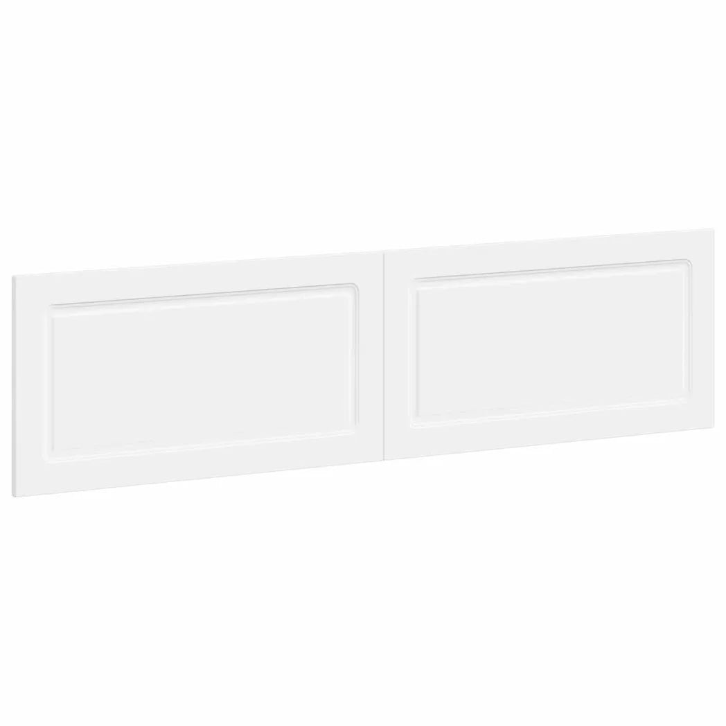 vidaXL Wall-Mounted Headboard UTRECHT White Engineered Wood