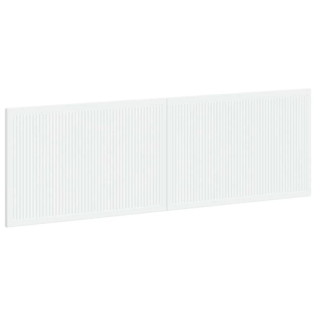 vidaXL Wall-Mounted Headboard EDE White Engineered Wood