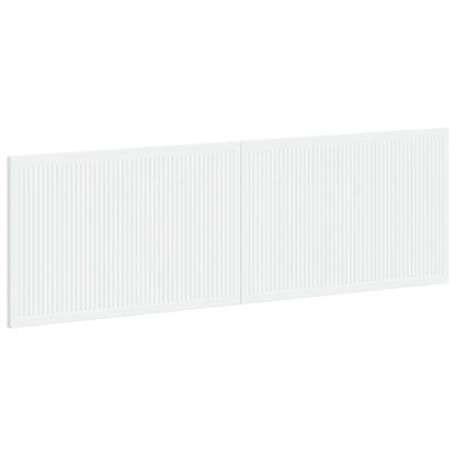 vidaXL Wall-Mounted Headboard EDE White Engineered Wood