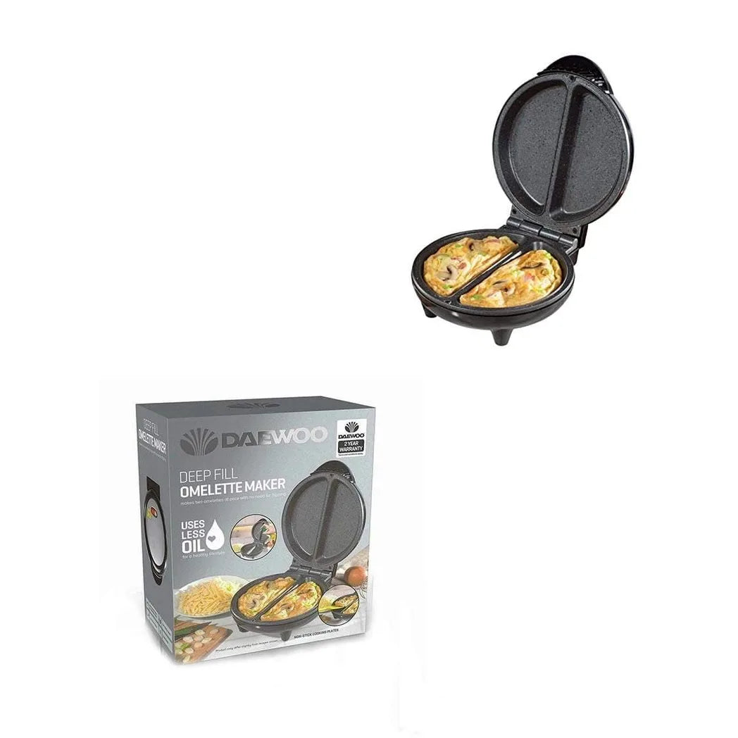 Daewoo Non Stick Deep Fill Omelette Maker 750 Watt