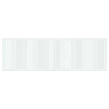 vidaXL Wall-Mounted Headboard EDE White Engineered Wood