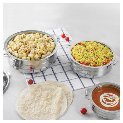 Sq Professional Jumbo Range Contour Stainless Steel Hot Pot Set Of 6