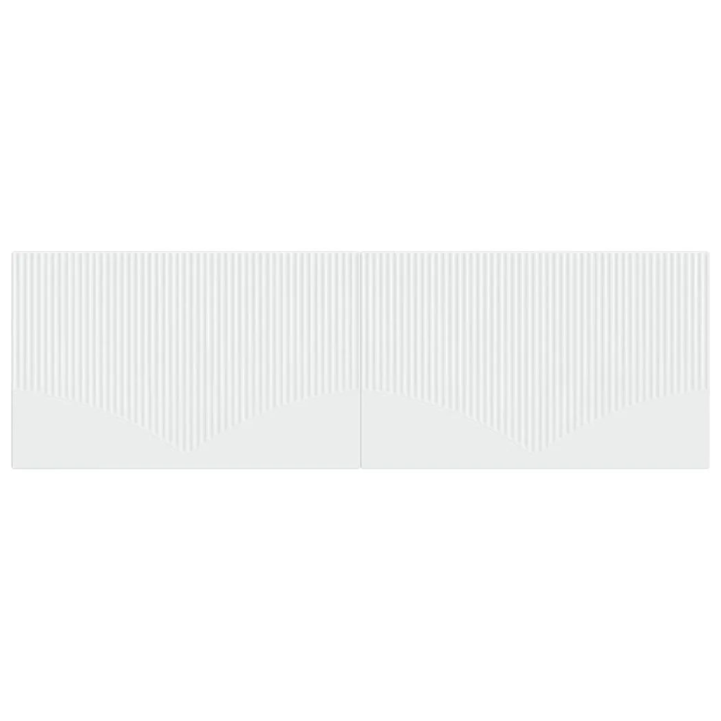 vidaXL Wall-Mounted Headboard HOORN White Engineered Wood