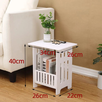 White tea coffee small table sofa side table storage rack bedside table UK