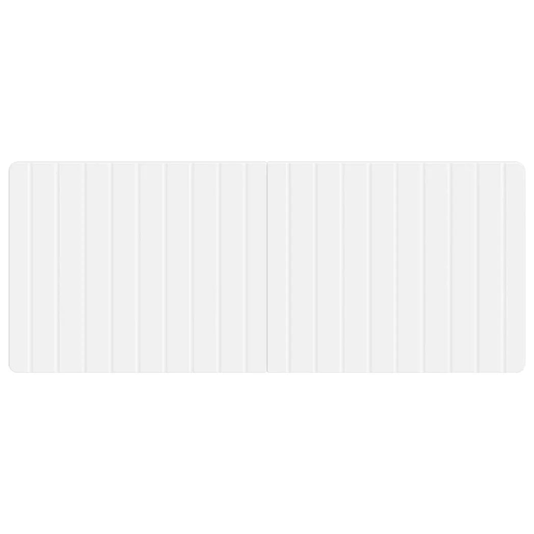 vidaXL Wall-Mounted Headboard ZWOLLE White Engineered Wood