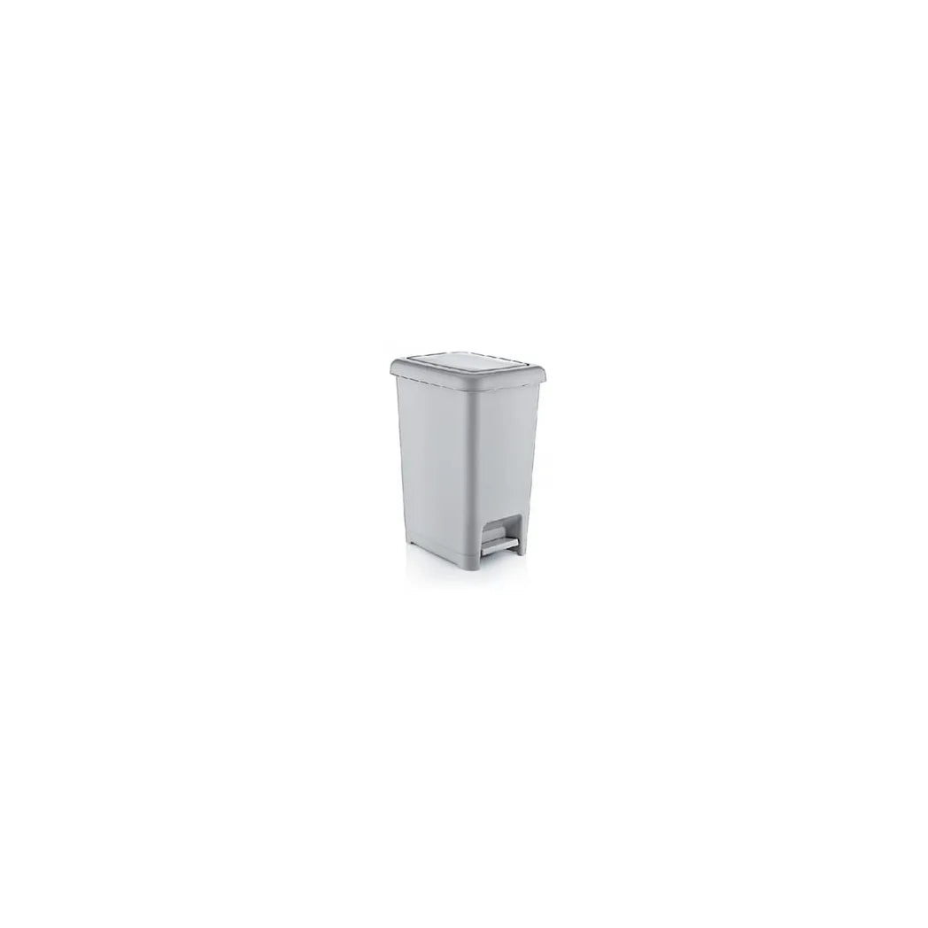 Plastic Kitchen Bathroom Slim Pedal Bin 15 Litre