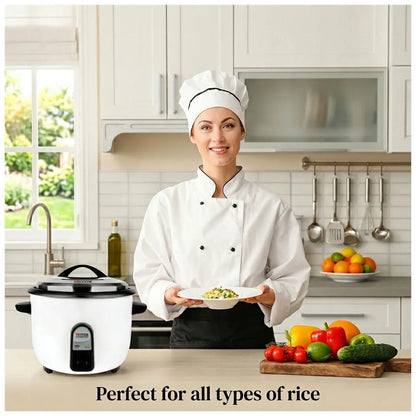 Rice Cooker 10 Litre Triton White Inner Pot 3000W Energy – Efficient
