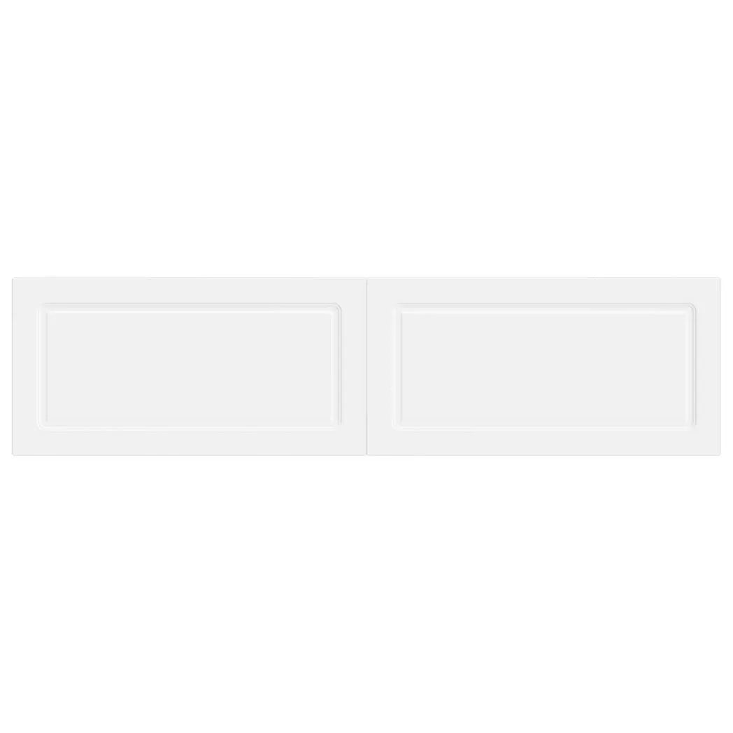 vidaXL Wall-Mounted Headboard UTRECHT White Engineered Wood