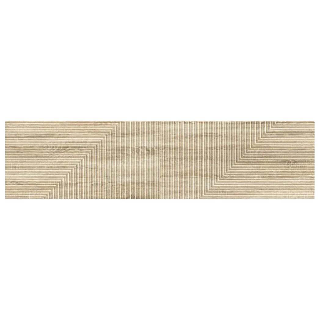 vidaXL Wall-Mounted Headboard HAARLEM Sonoma Oak Engineered Wood