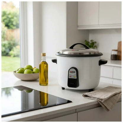 Rice Cooker 10 Litre Triton White Inner Pot 3000W Energy – Efficient