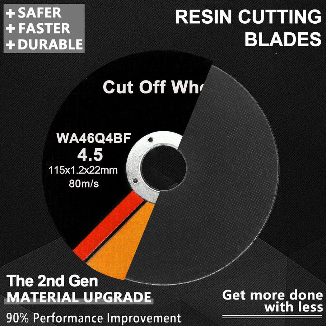 50 x 115mm ULTRA THIN 1mm METAL CUTTING BLADE DISC FOR STEEL & STAINLESS ANGLE[50PCS]