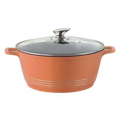 Durane Die Cast Stock Pot Set Of 5 Copper