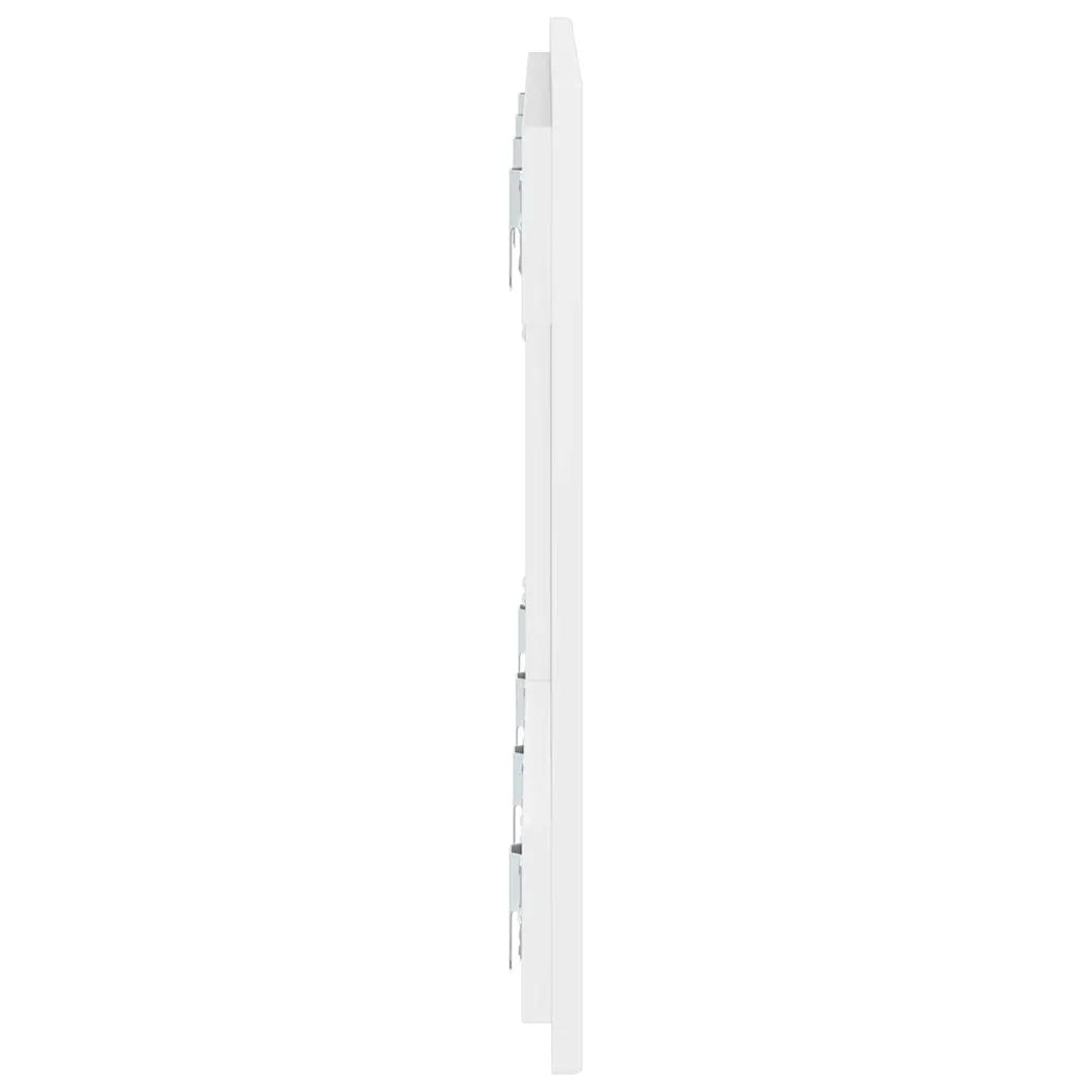 vidaXL Wall-Mounted Headboard DELFT White Engineered Wood
