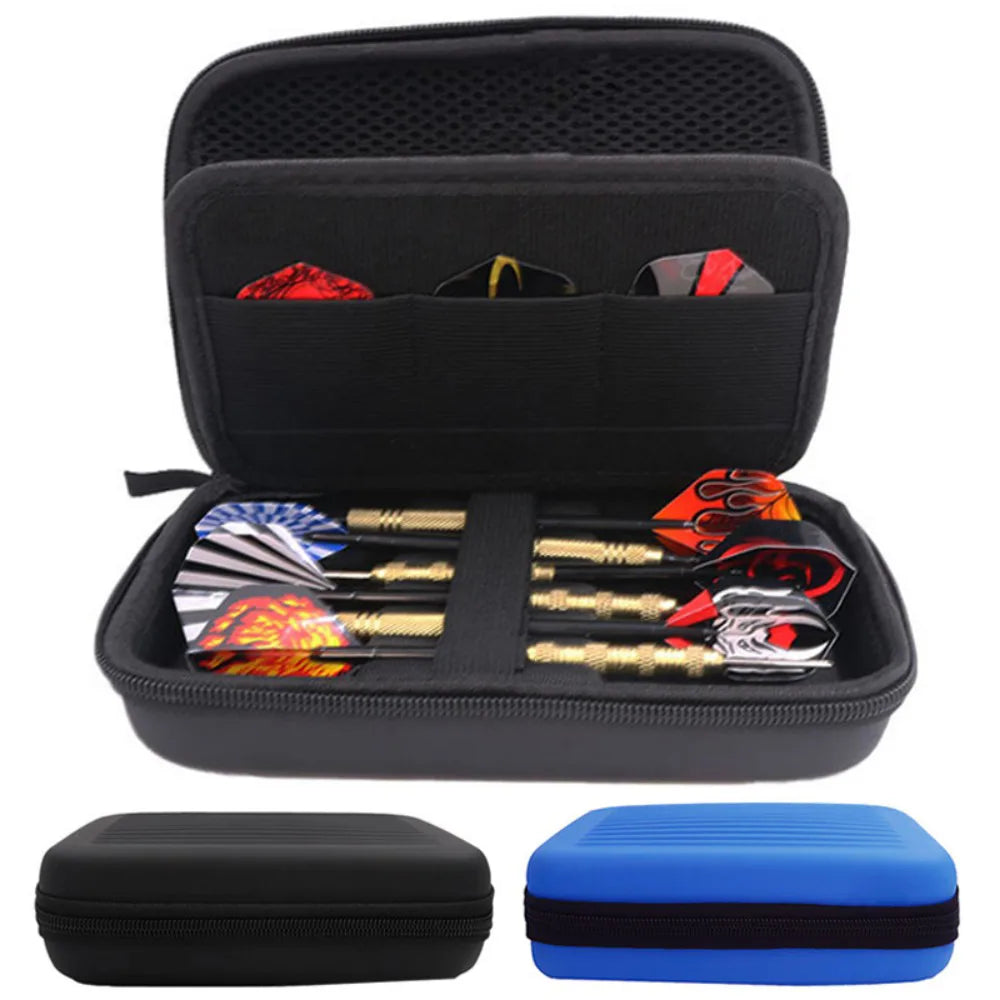 Dart Storage Bag Dart Case Portable Travel Dart Holder for 6 Darts-Blue