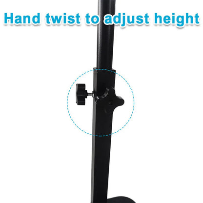 Adjustable C-Shaped Sofa Side End Table Coffee Laptop Table Bedroom Living Room