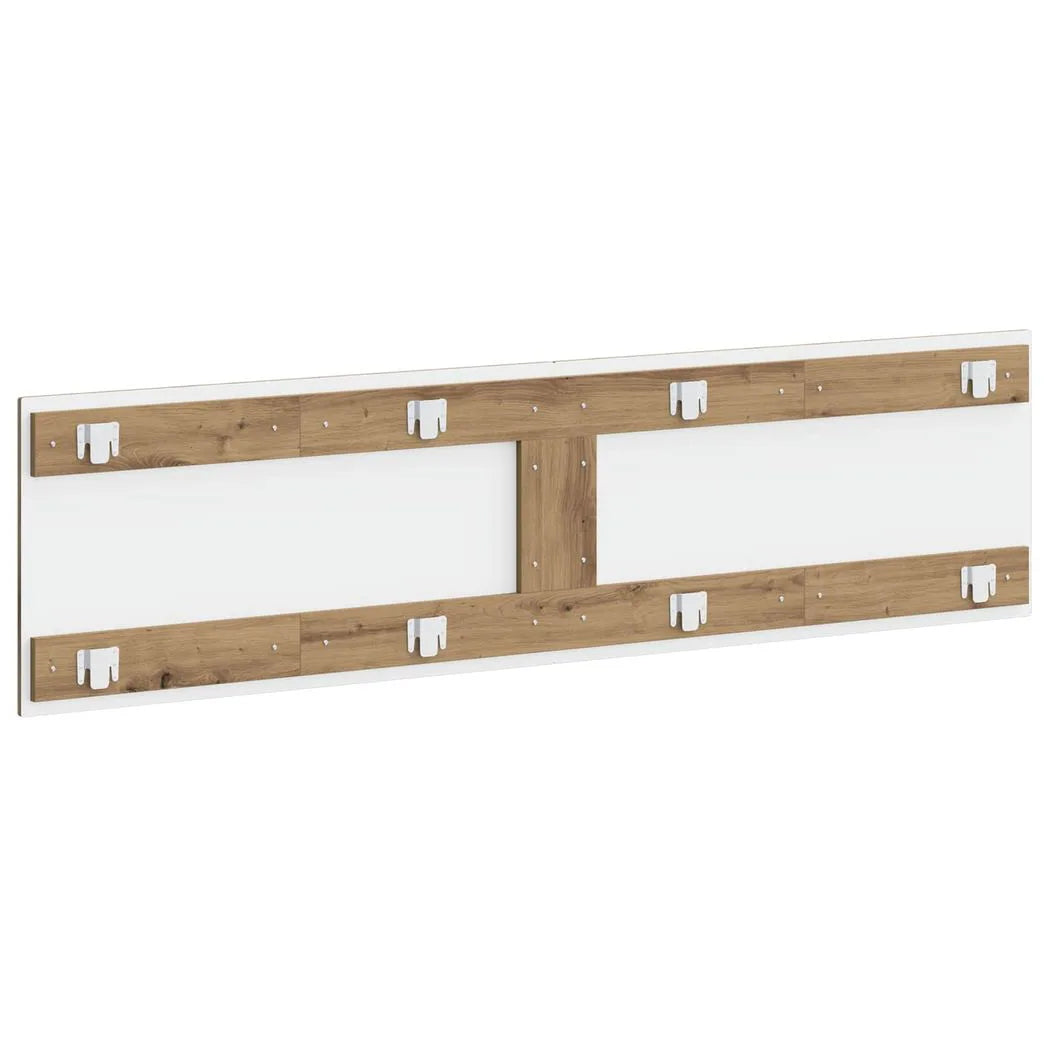 vidaXL Wall-Mounted Headboard EDE Artisan Oak Engineered Wood