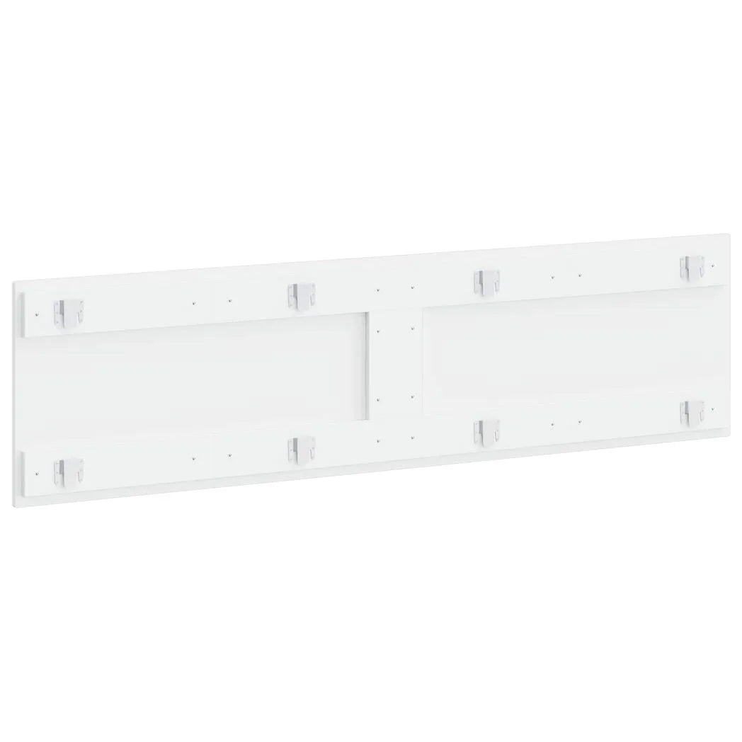 vidaXL Wall-Mounted Headboard UTRECHT White Engineered Wood