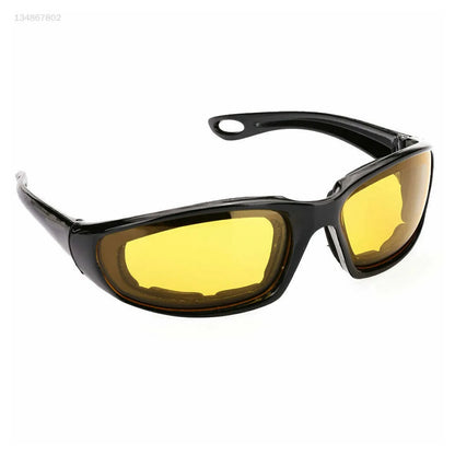 3 pairs  Motorcycle Sports Biker Riding Glasses Wind Resistant Eye Protection Women Men Sports Goggles Cycling Glasses Sunglasses Gray/Clear/Yellow(US Logistics only For USPS.TK/TMEU only For self-pickup)