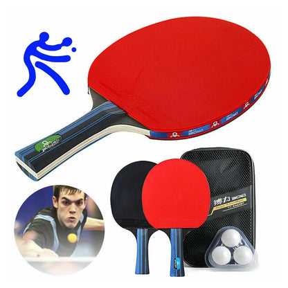 New speed and spin PPong Table Tennis Set / rackets with 2 Bats,3 Balls & Bag