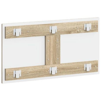 vidaXL Wall-Mounted Headboard ALKMAAR Sonoma Oak Engineered Wood