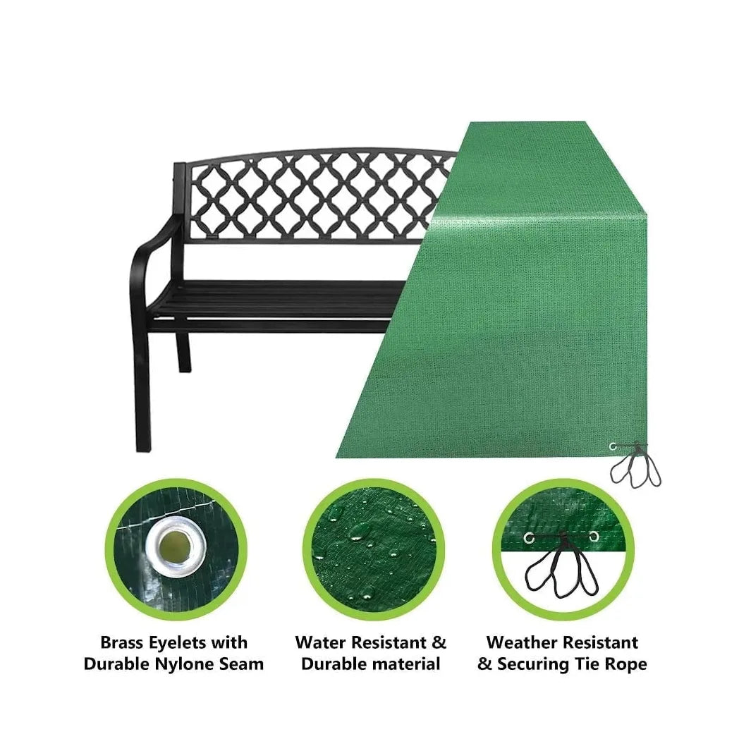 Garden Bench Water Resistant Cover - 90cm x 162cm x 66cm