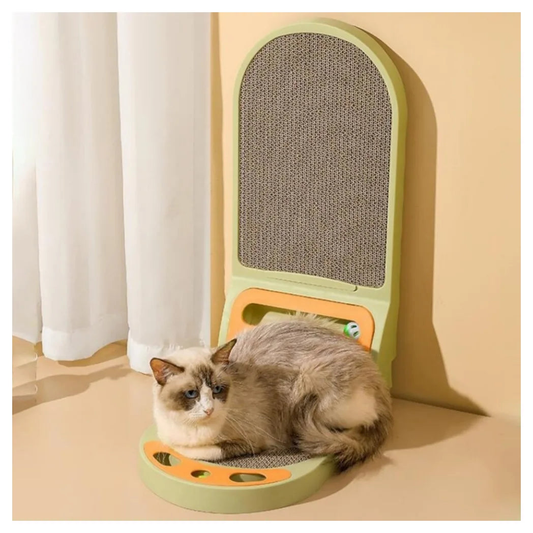 L-Shaped Cat Scratcher Board - Thickened Scratching Pad & Lounge Bed
