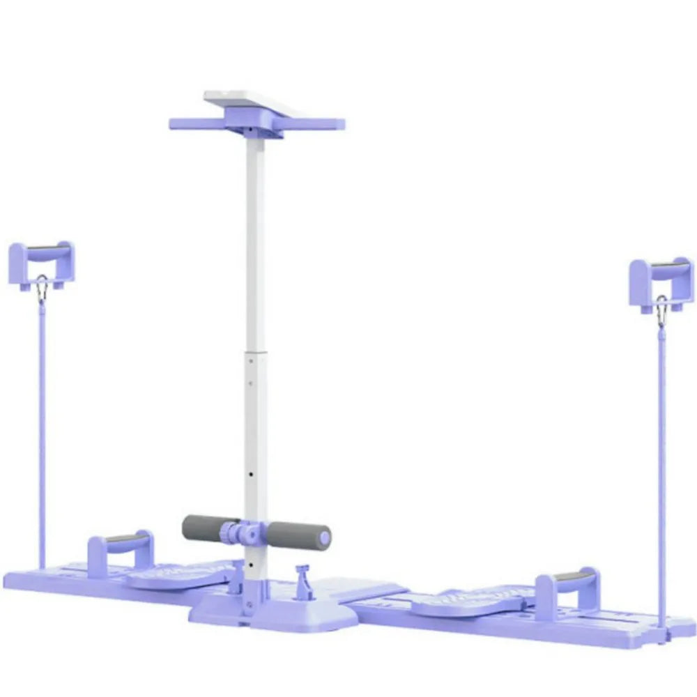 5in1 Folding Hip Leg Exerciser Ski Practice Machine W/ Timer and Tension Rope