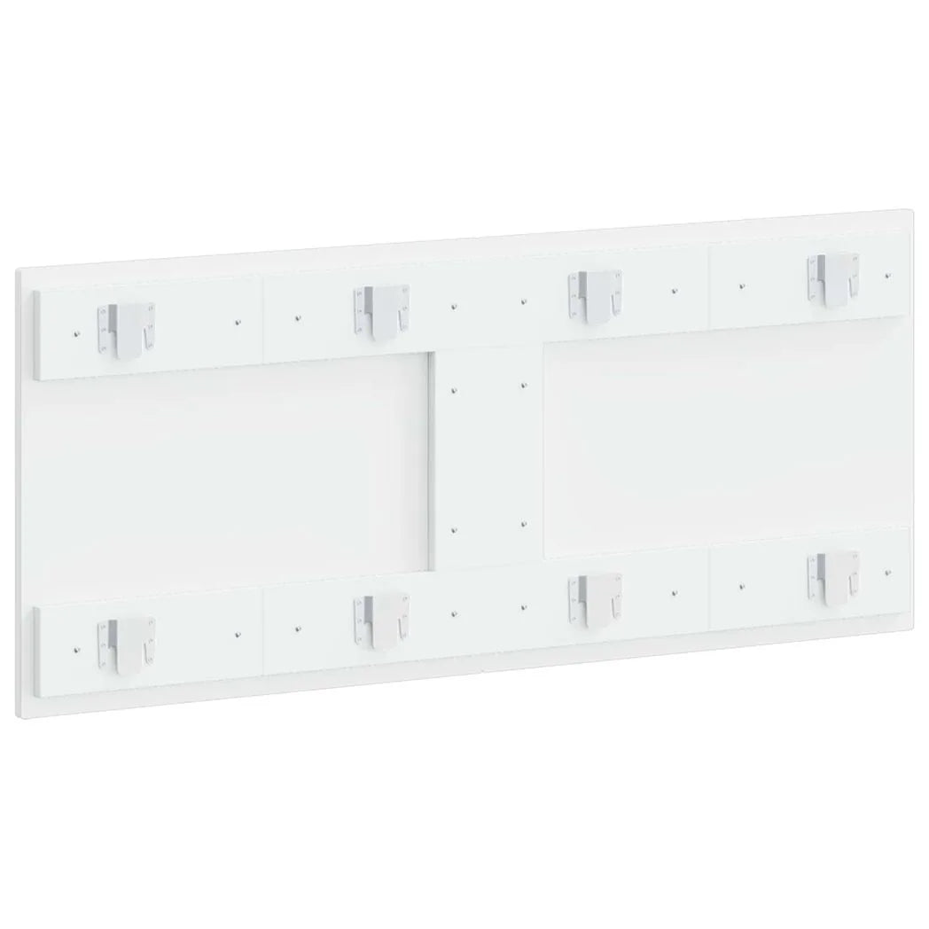 vidaXL Wall-Mounted Headboard ZWOLLE White Engineered Wood