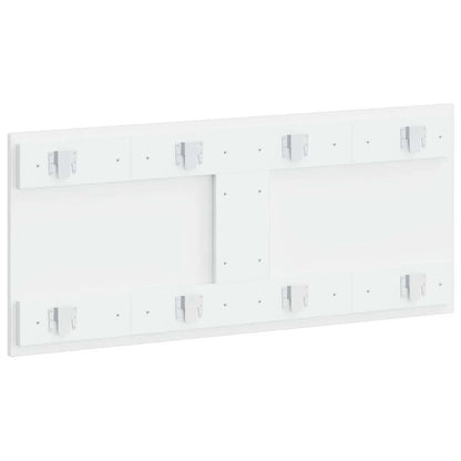 vidaXL Wall-Mounted Headboard ZWOLLE White Engineered Wood