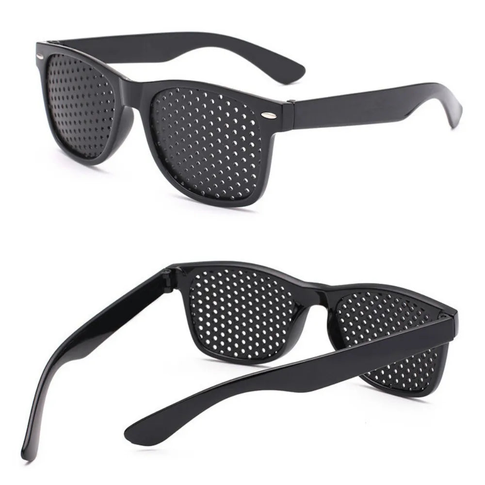 2Pcs Pinhole Glasses Eyes Correction Exercise Eyesight Vision Care Improvement A