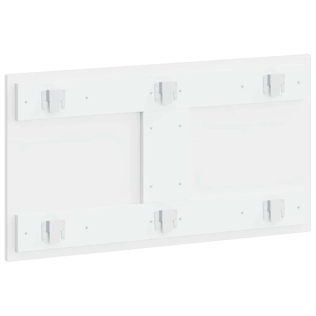 vidaXL Wall-Mounted Headboard DELFT White Engineered Wood