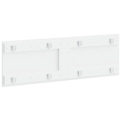 vidaXL Wall-Mounted Headboard HOORN White Engineered Wood