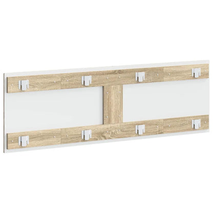 vidaXL Wall-Mounted Headboard ZWOLLE Sonoma Oak Engineered Wood