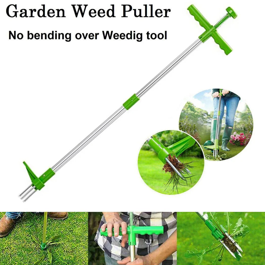 Weed Puller Weeder Twister Twist Pull Claw Garden Lawn Root Killer Remover Tool