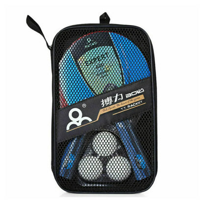 New speed and spin PPong Table Tennis Set / rackets with 2 Bats,3 Balls & Bag
