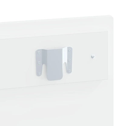 vidaXL Wall-Mounted Headboard UTRECHT White Engineered Wood
