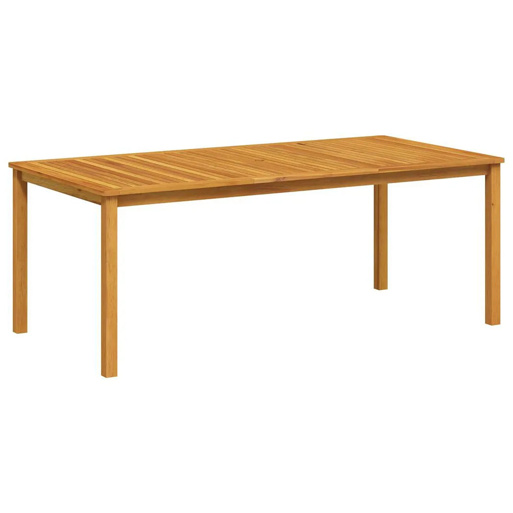 vidaXL 7-Piece Garden Dining Set Natural Solid Acacia Wood