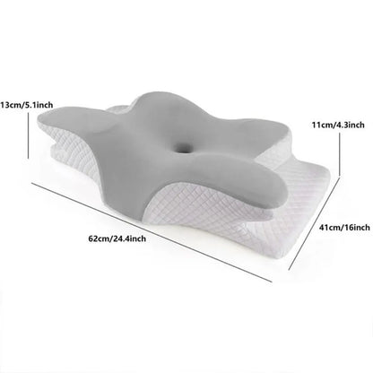 Cervical Memory Foam Neck Pillow Orthopedic Neck Back Support Anti Snore