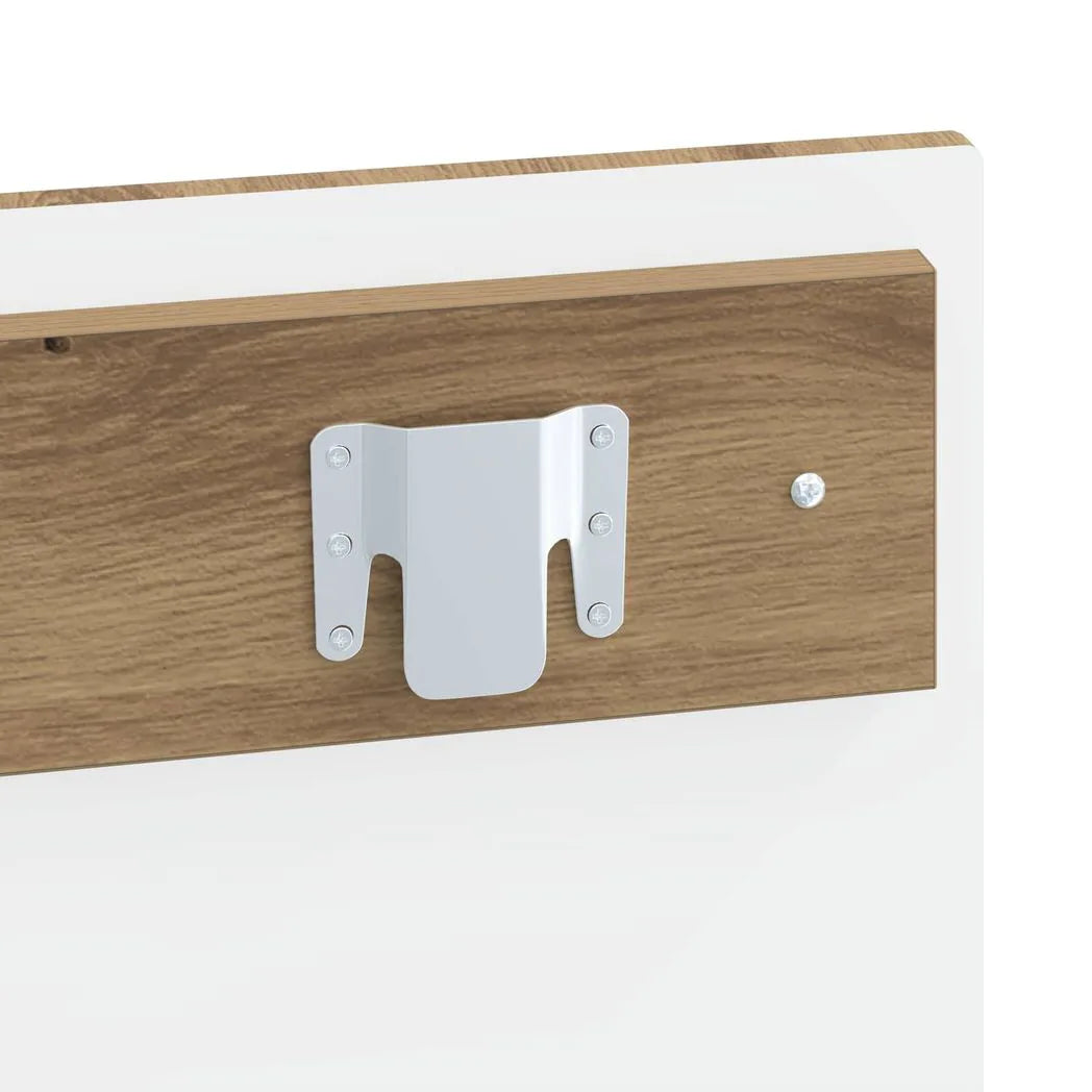vidaXL Wall-Mounted Headboard EDE Artisan Oak Engineered Wood