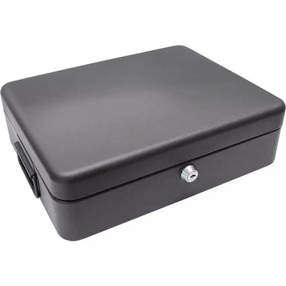 A4 Security Lock Box Fireproof Chest Cash Safe Keys Document Home Office
