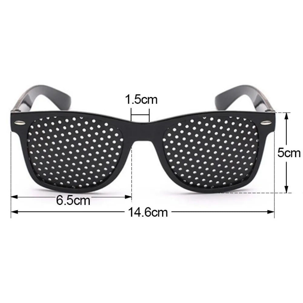 2Pcs Pinhole Glasses Eyes Correction Exercise Eyesight Vision Care Improvement A