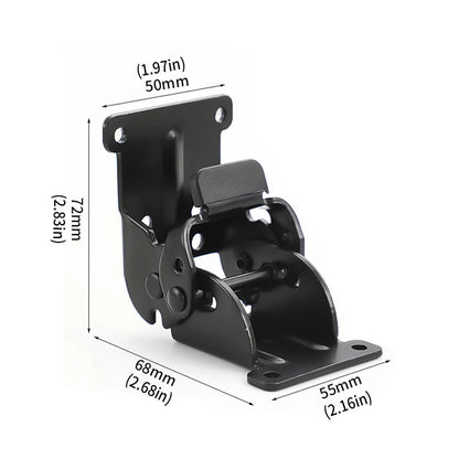 4x Folding Table Chair Leg Hinges 90 Degree Self-Locking Bracket Hinge Hardware